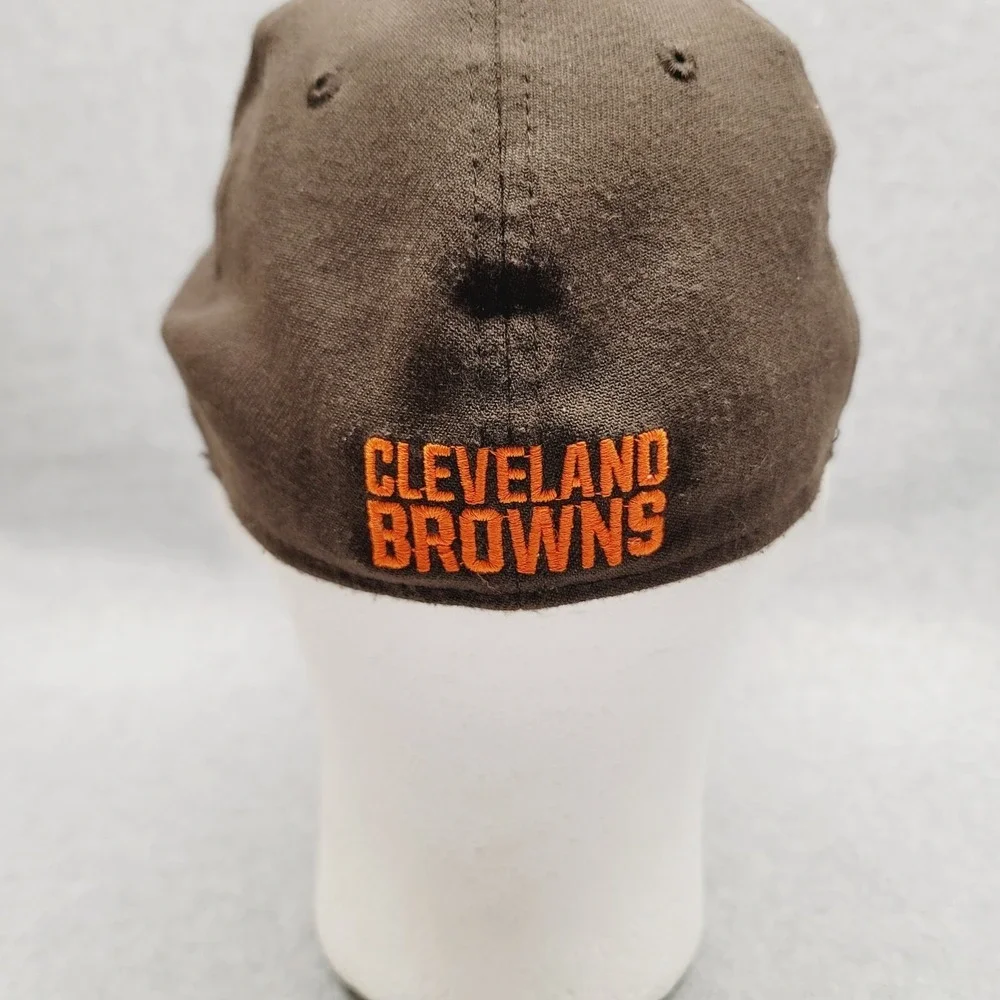 New Era 39Thirty NFL Cleveland‎ Browns Hat Orange Bill Embroidered Size S/M 3930